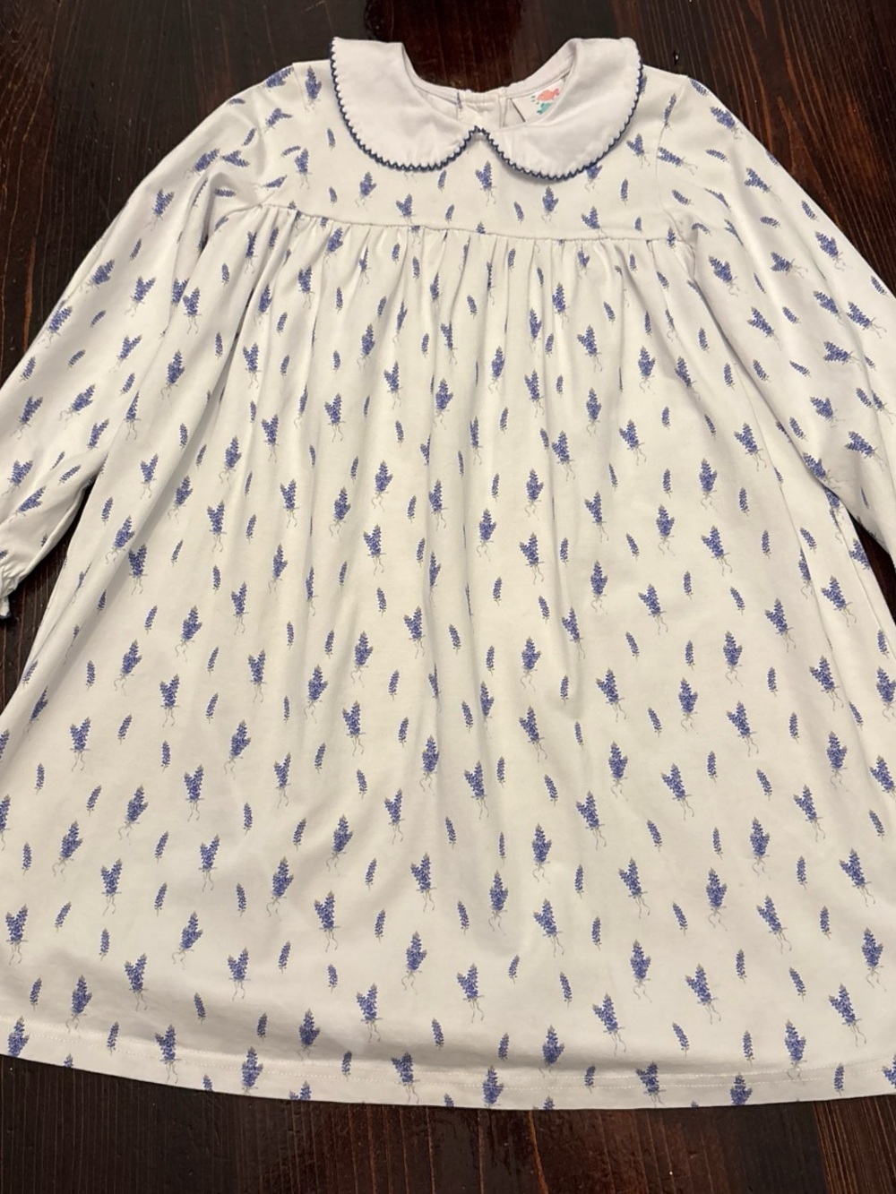 Stitchy Fish Long-Sleeve Casual Dress
